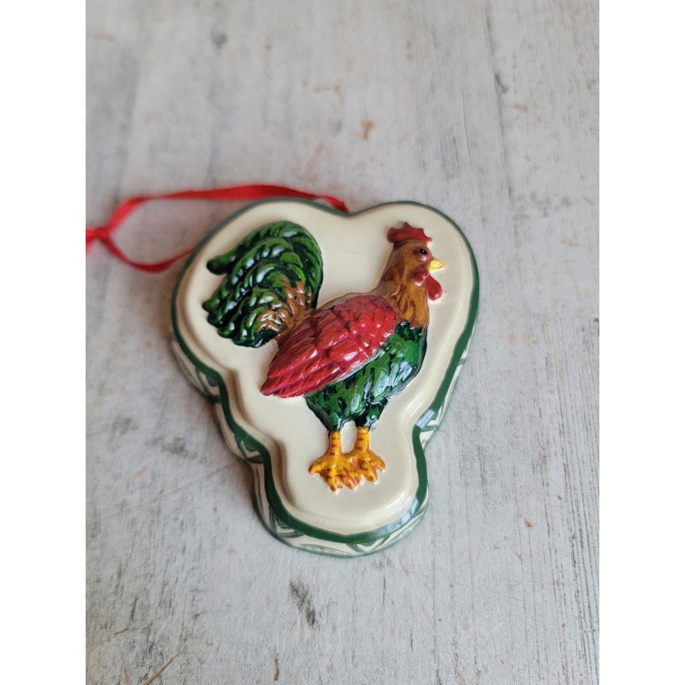 Midwest rooster unique ornament Xmas design cookie cutter shape